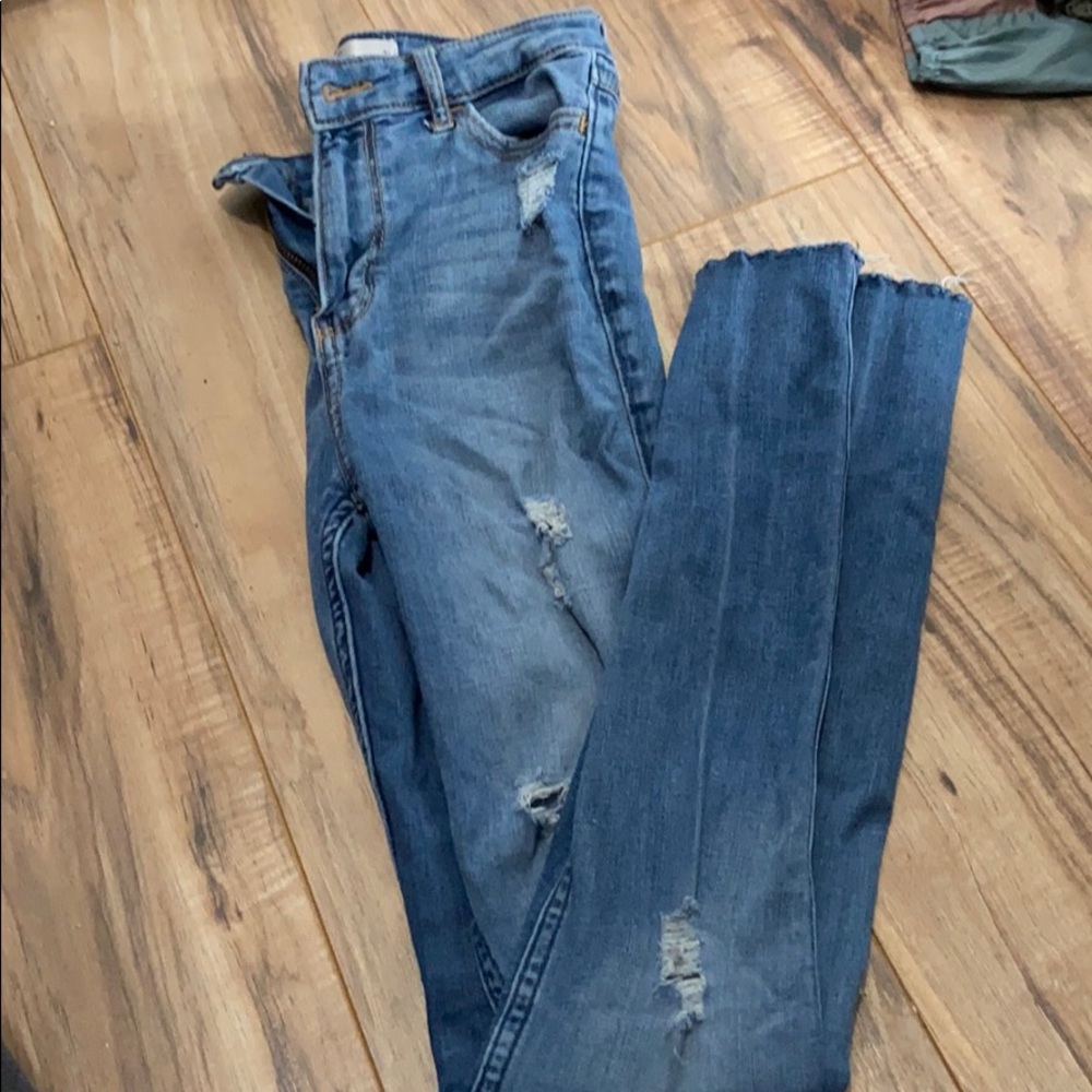 Hollister super high rise super skinny jeans